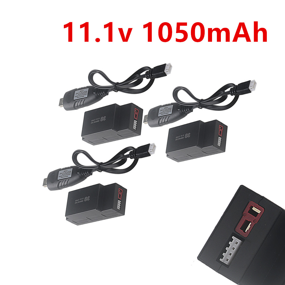 Rc Hobby Charger - 3s 11.1V 1050mAh Rechargable Lipo Battery