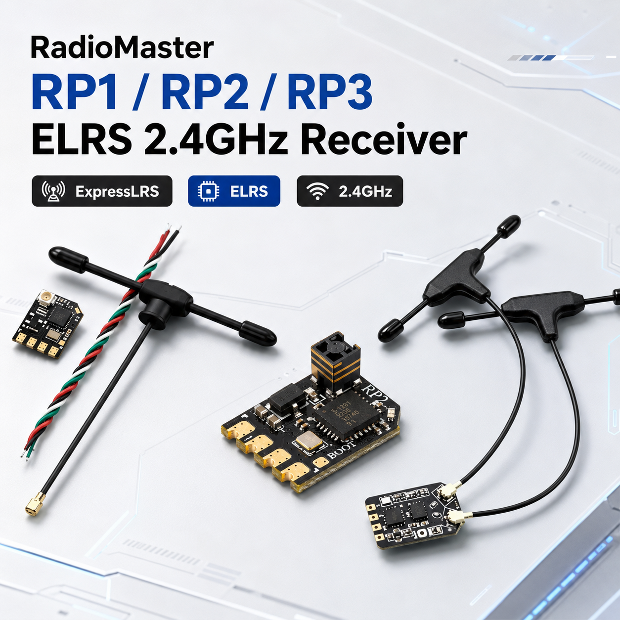 Rc Hobby Fly Store - RADIOMASTER RP1 RP2 RP3 ELRS 2.4GHz
