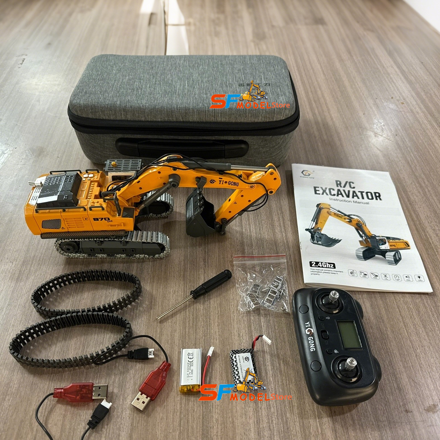 Rc Excavator Hydraulic - Mini Excavator 1/50 970 Electric Excavator