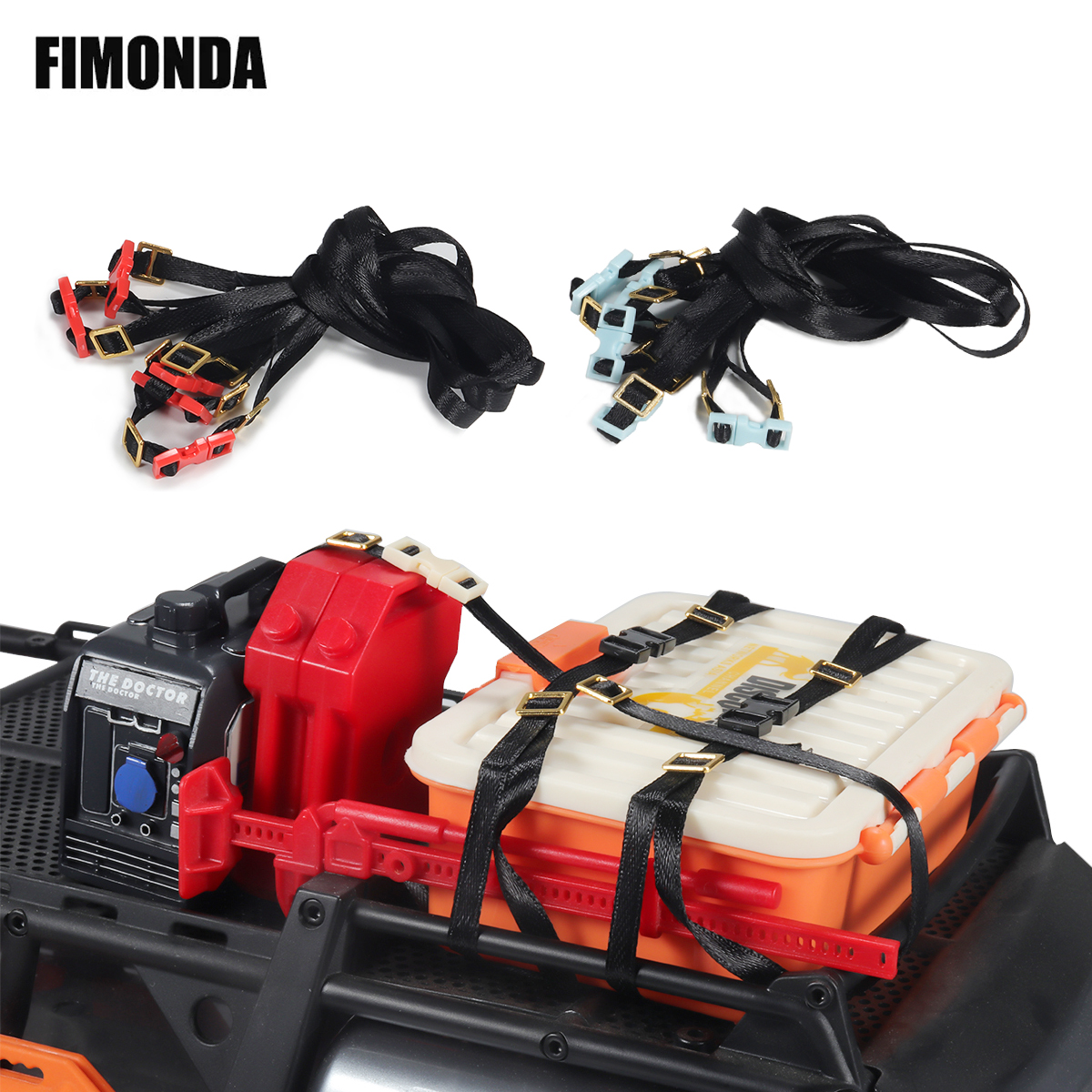 Rc Crawler 4X4 - 5Pcs Scale Luggage Rope Roof Rack