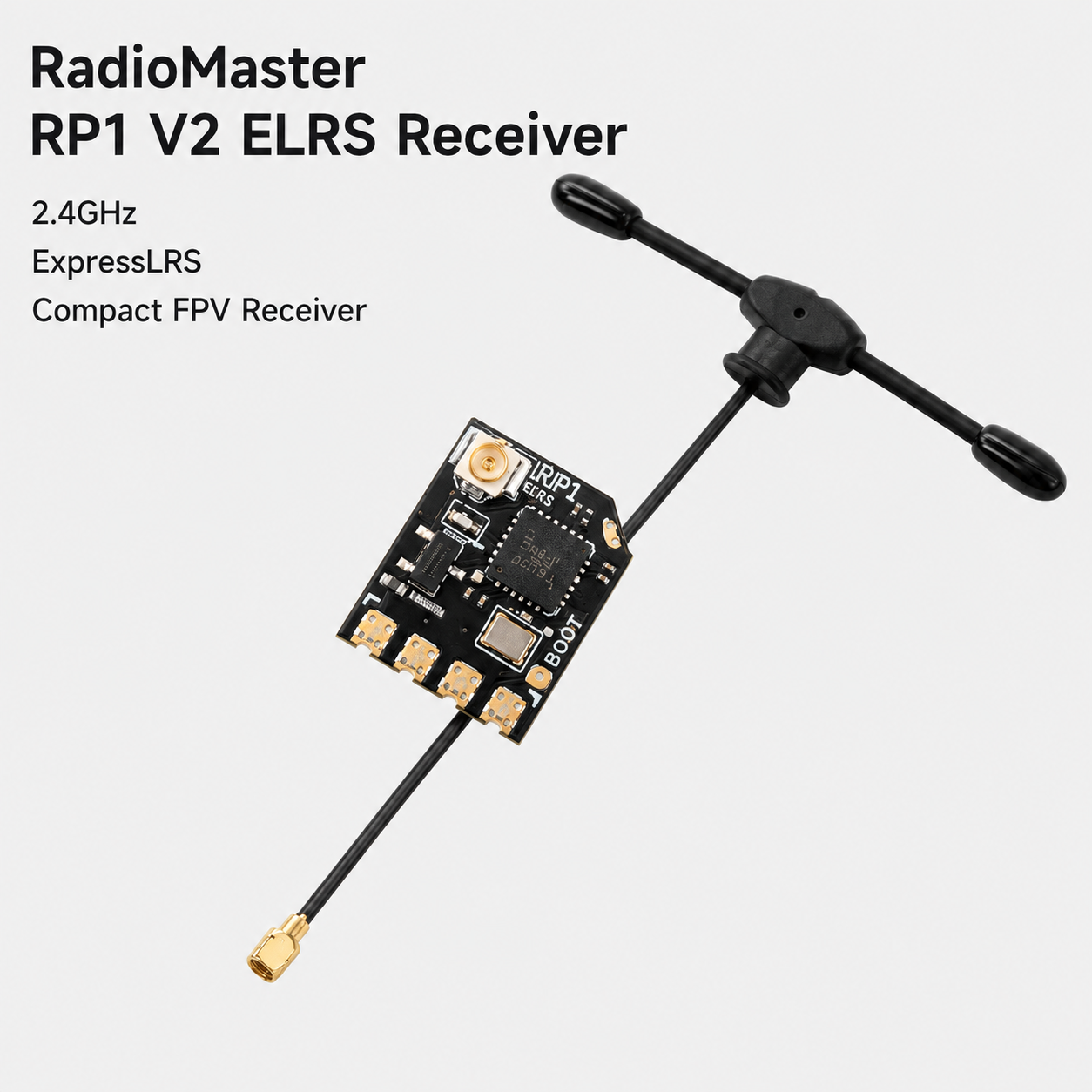 Rc Plane Hobby Zone - RadioMaster RP1 V2, 2.4GHz ExpressLRS Receiver,
