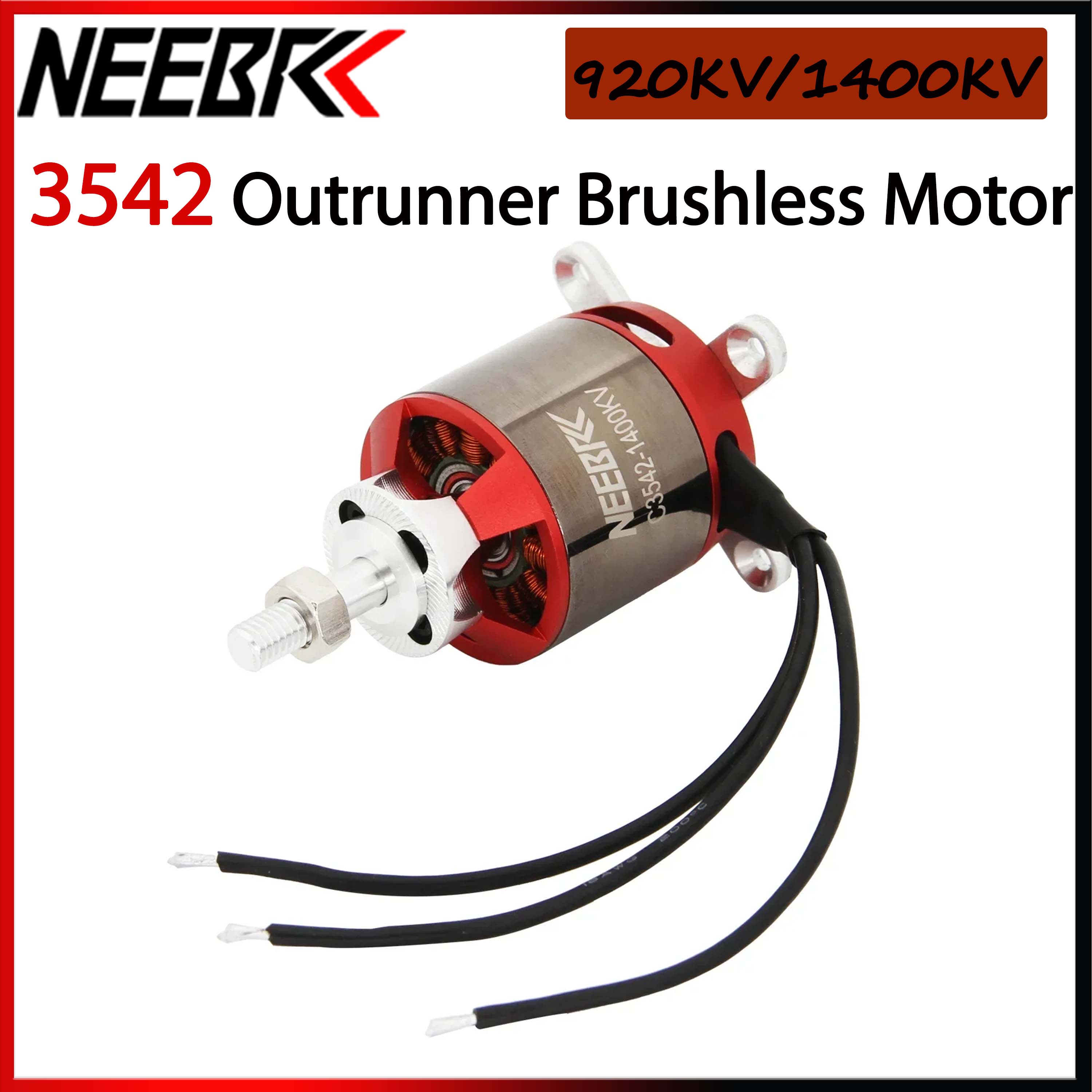 Rc Plane Hobby Zone - 1/2/4PCS 3542 920KV 1400KV Outrunner Brushless