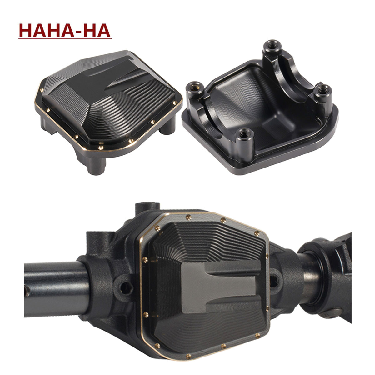Rc Crawler 4X4 - 33g Black Coating Brass Diff Cover