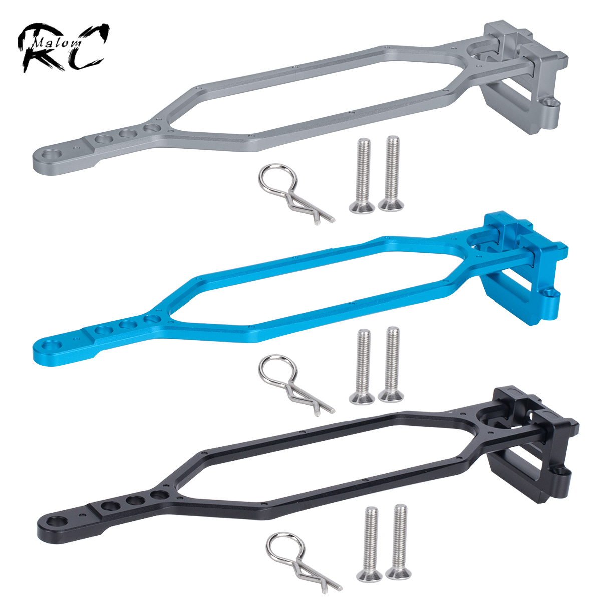 Rc Crawler 4X4 - CNC Aluminum Hold Down Battery Kit