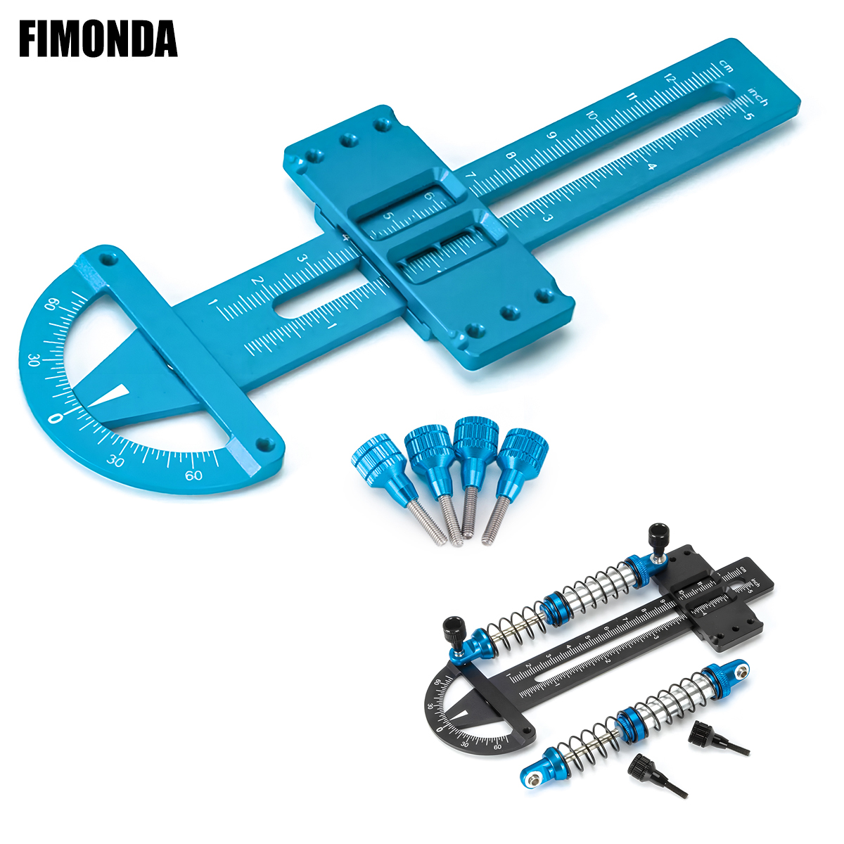 Rc Crawler 4X4 - 1 Set Metal Shock Synchronizer Ruler