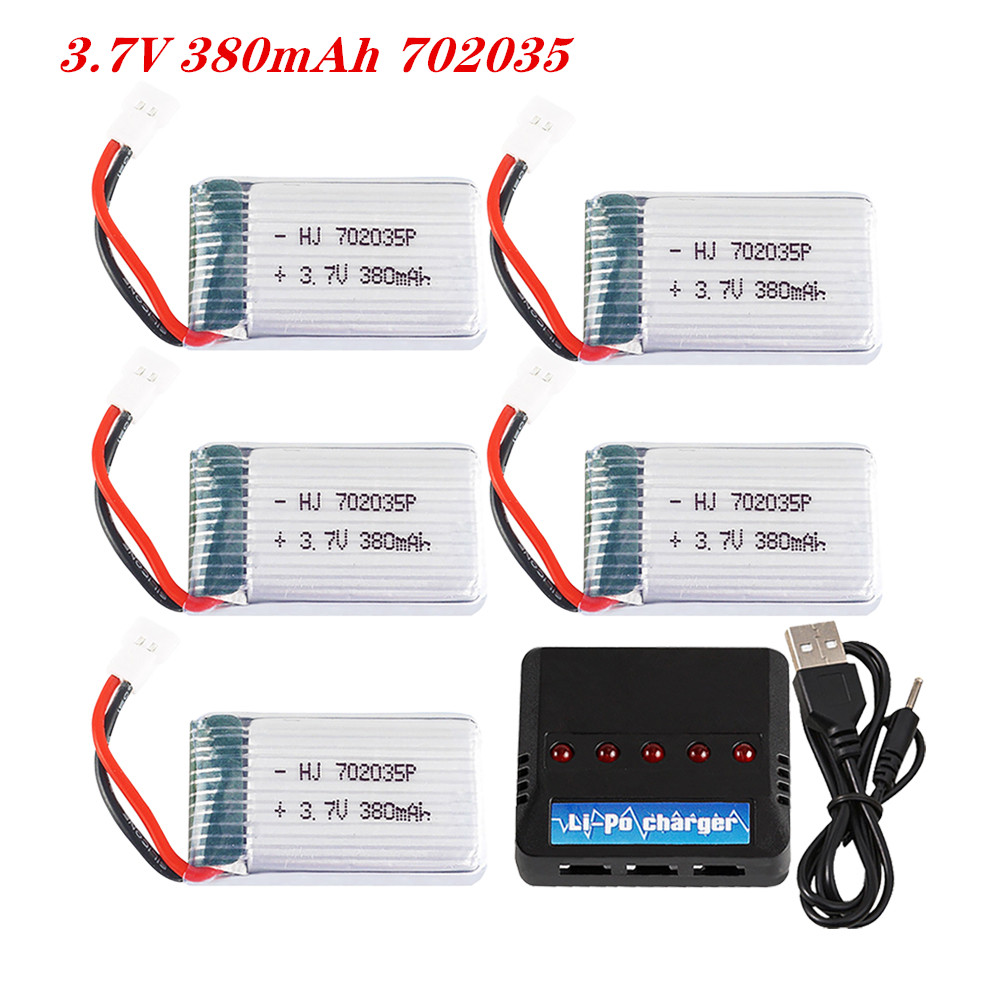 Rc Hobby Charger - 3.7V 380mah 702035 Lipo Battery Rechargeable