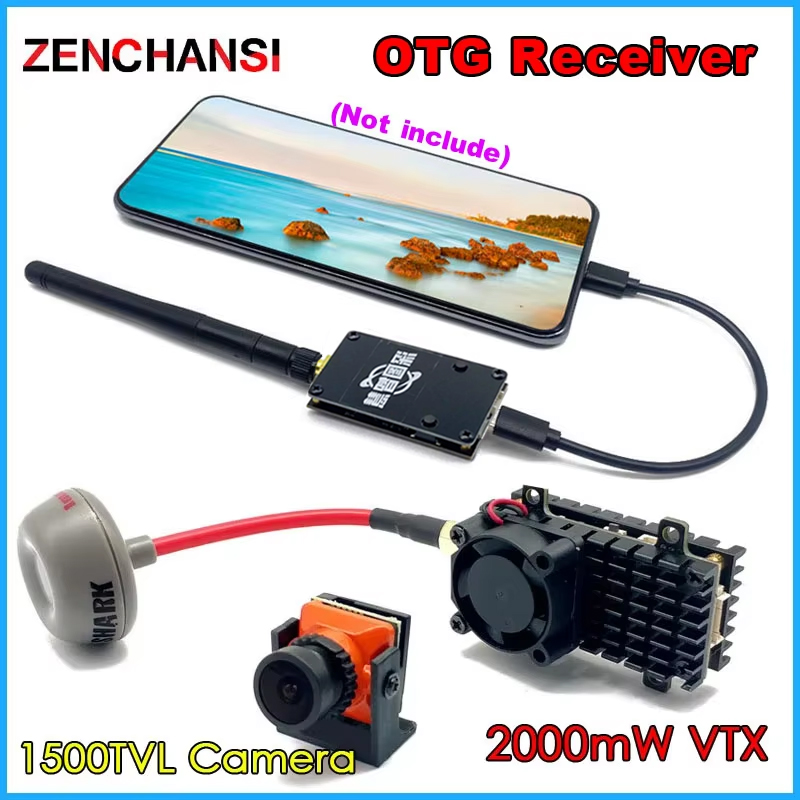 Rc Plane Hobby Zone - 5.8G 2000MW 48CH FPV Wireless Transmitter