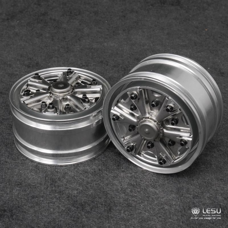 Rc Excavator Hydraulic - 1/14 American truck front wheel aluminum