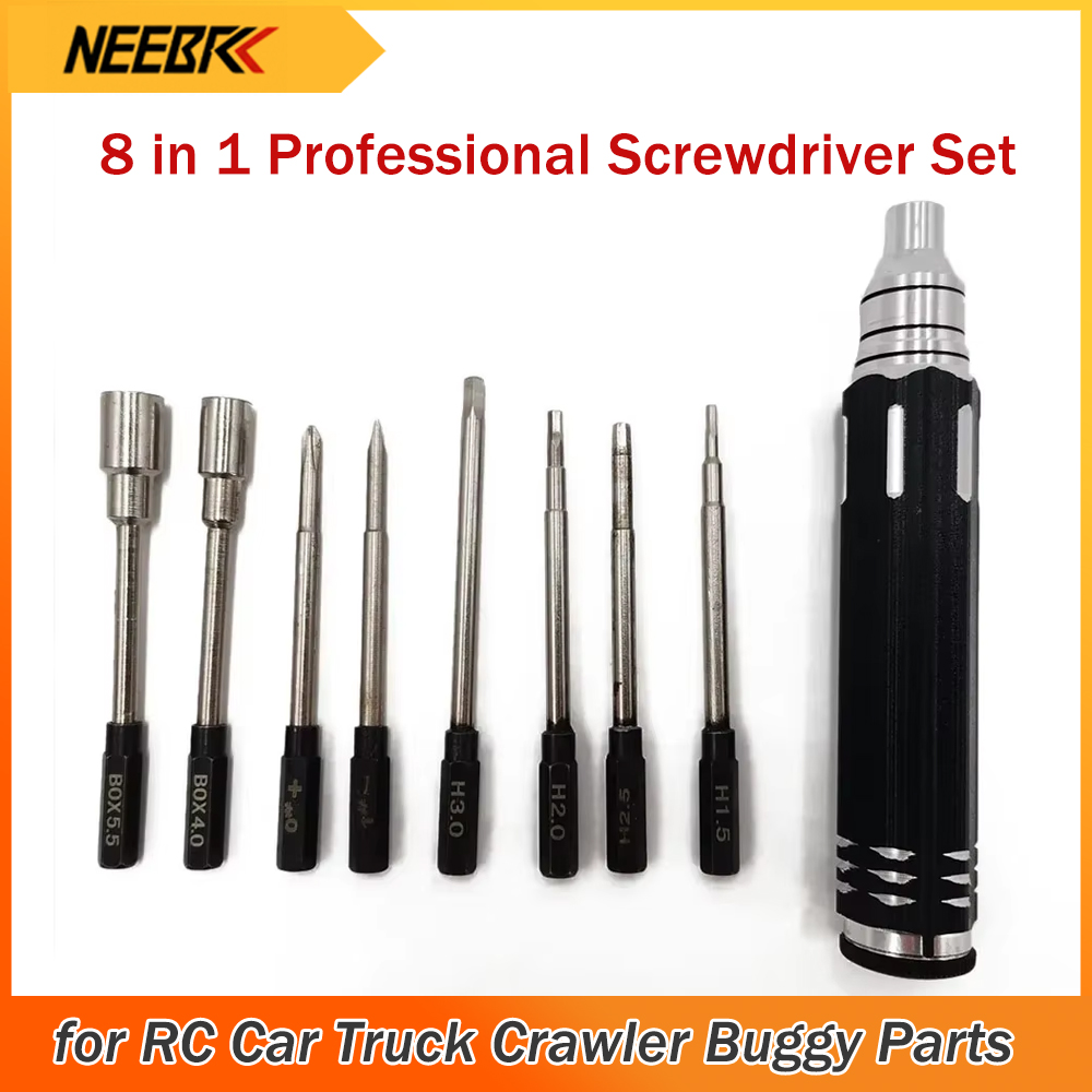 Rc Hobby Tool Kit - 8 in 1 Professional Screwdriver Set