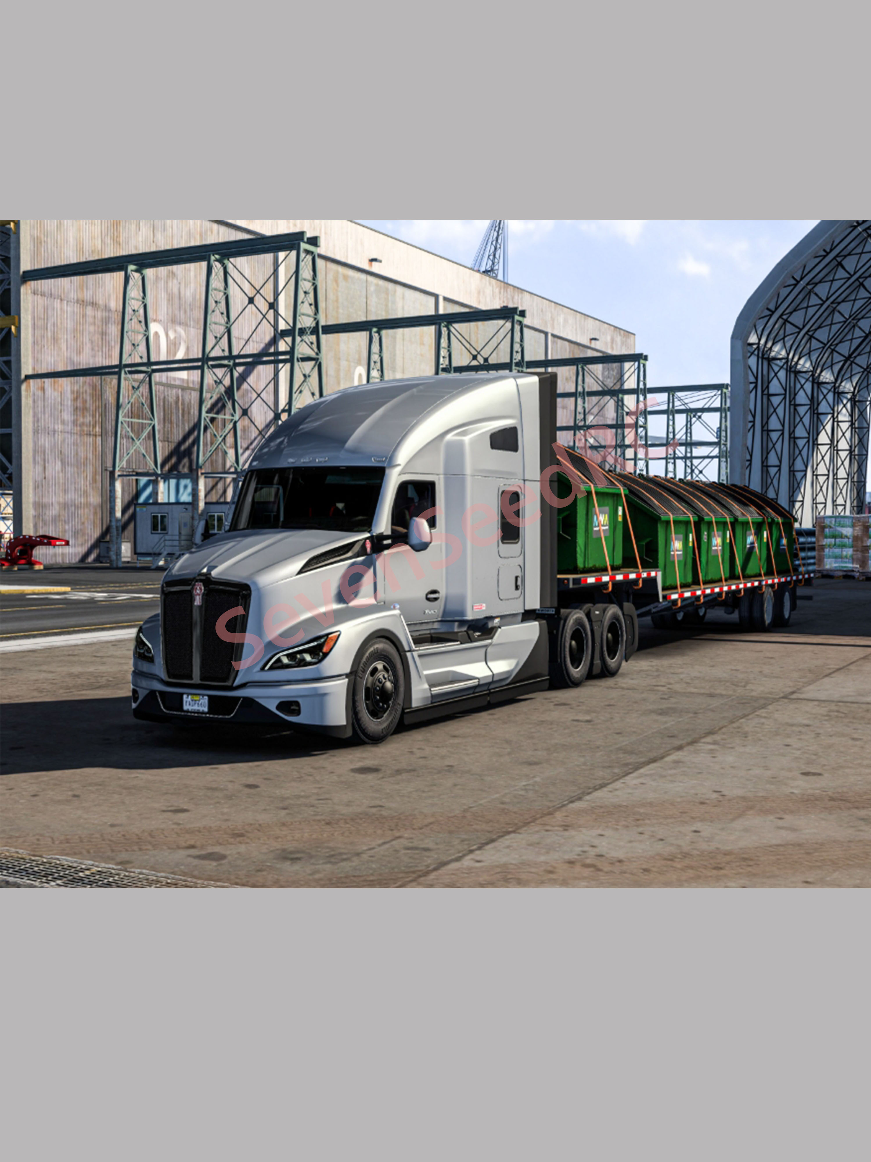 Rc Excavator Hydraulic - 3d Printed Truck KENWORTH T680 NG