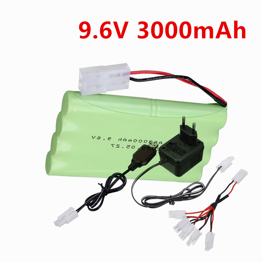 Rc Hobby Charger - 9.6V 3000mah NiMH Battery or 9.6V