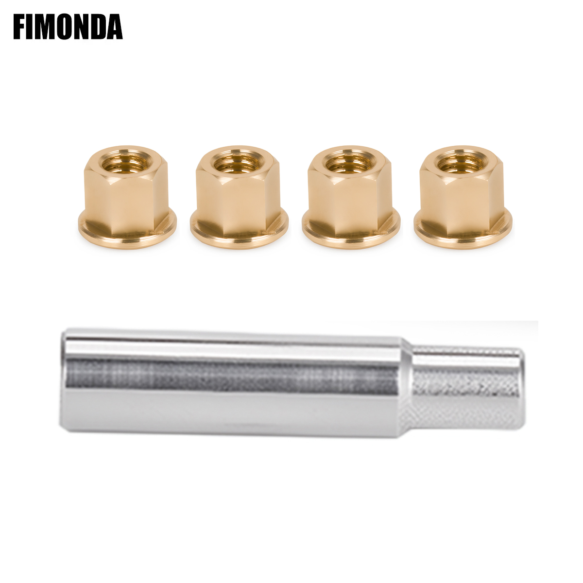 Brass Wheel Nuts with Socket T - Rc Crawler 4X4 recension och pris