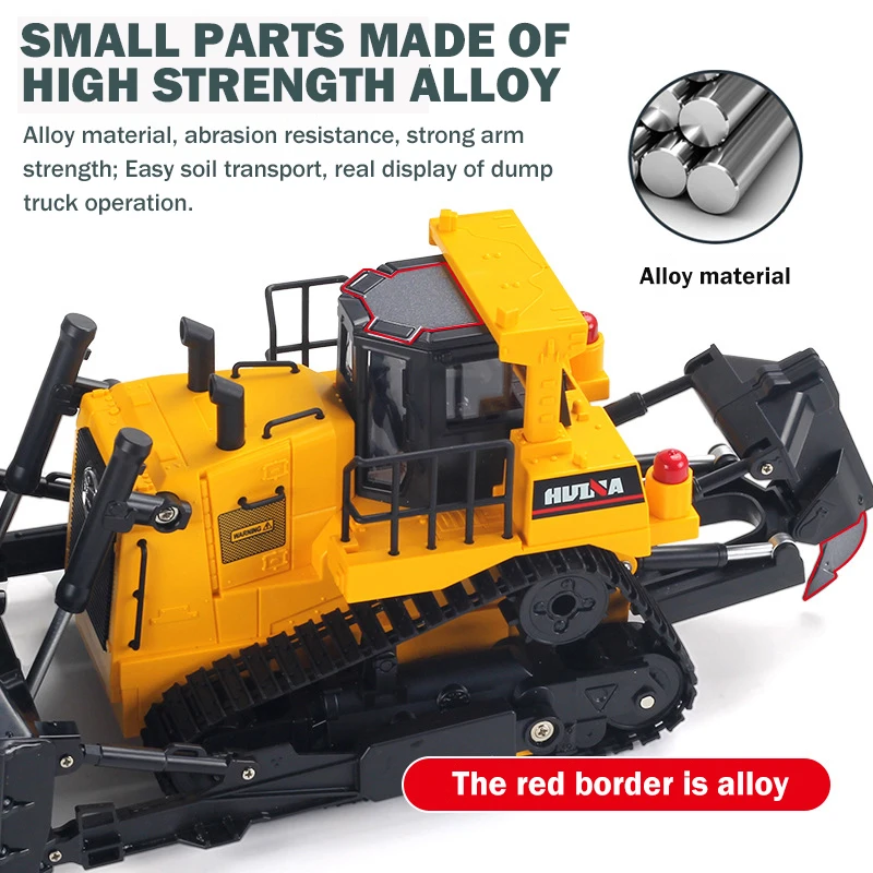 HUINA 1554 RC Truck 1/16 Remot - Rc Excavator Hydraulic recension och pris
