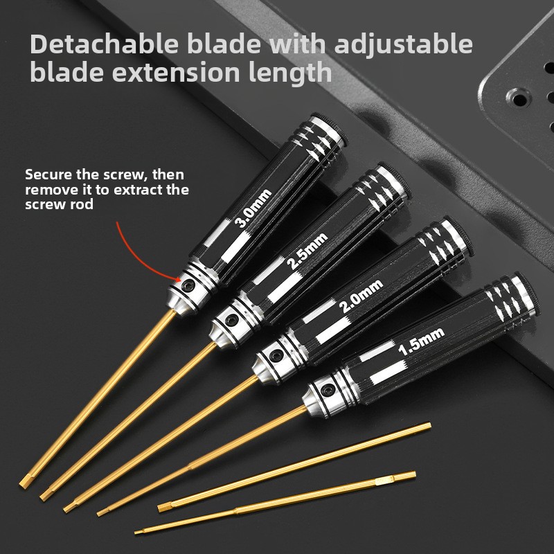 HSS/TiCN Hex Screwdriver Set M - Rc Hobby Tool Kit recension och pris