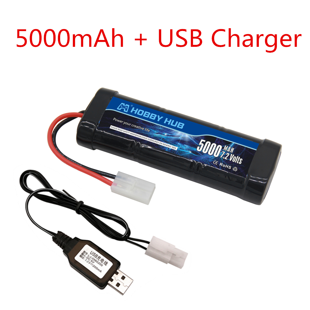 7.2V 5000mAh Ni-MH Battery Pac - Rc Hobby Charger recension och pris