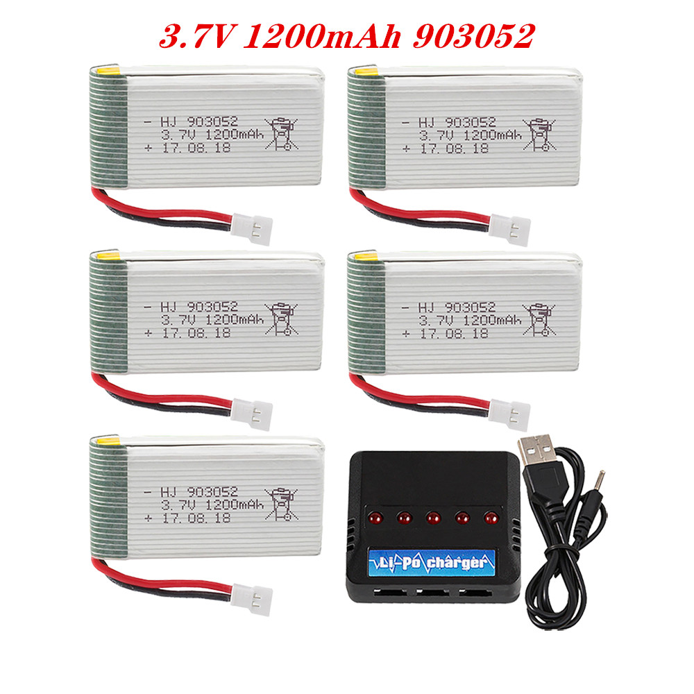 3.7V 1200mah 903052 Lipo Batte - Rc Hobby Charger recension och pris