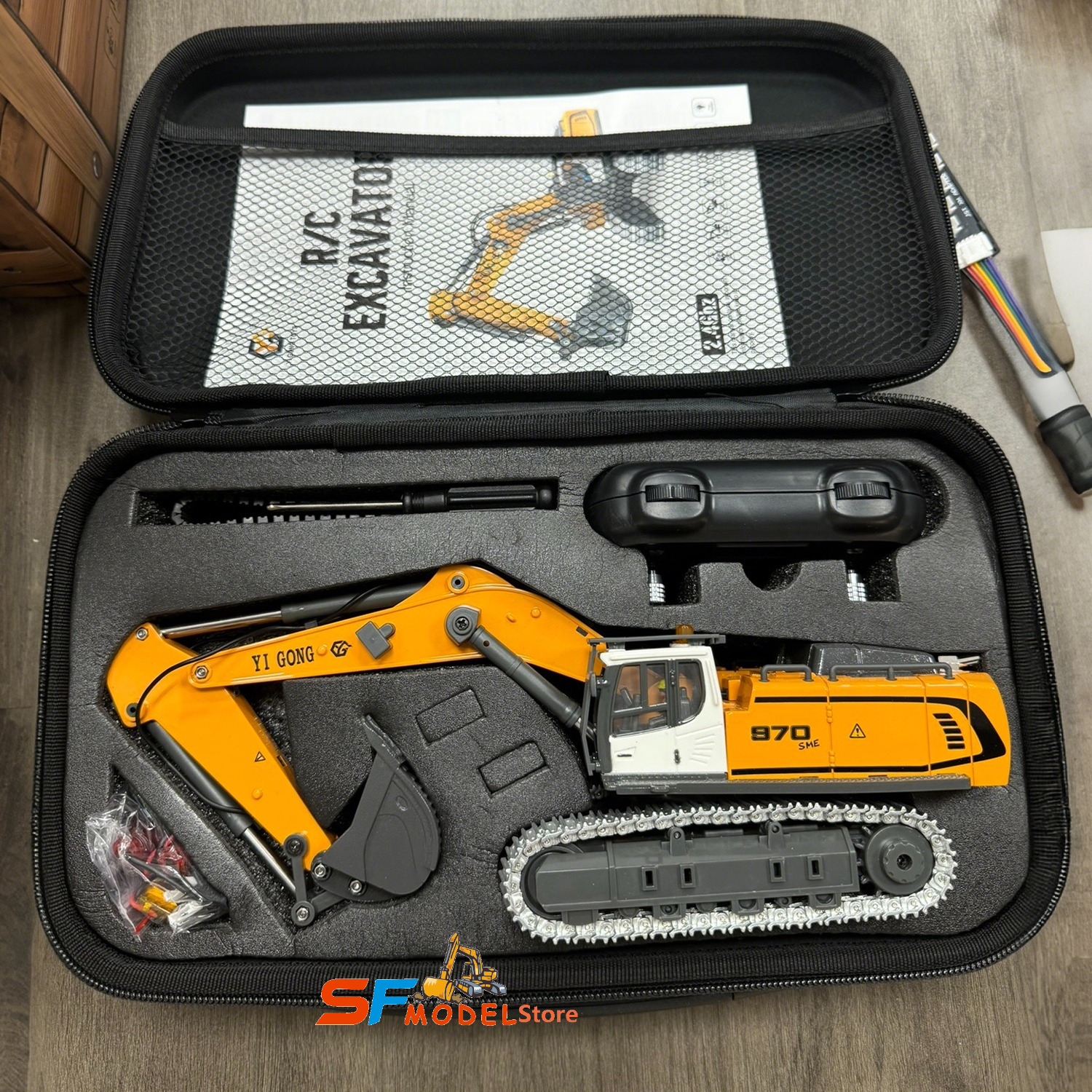 Mini Excavator 1/50 970 Electr - Rc Excavator Hydraulic recension och pris
