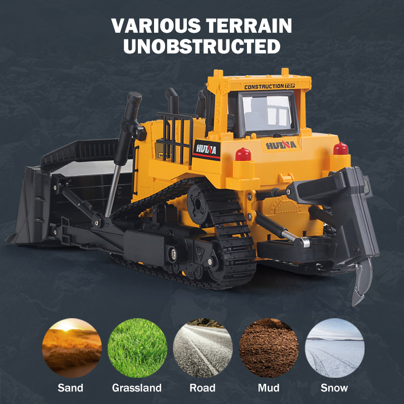 HUINA 1554 1/16 RC Car Toy Tru - Rc Excavator Hydraulic recension och pris