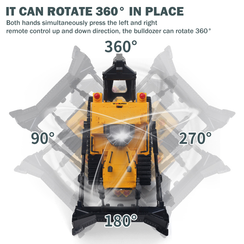 HUINA 1554 1/16 RC Car Toy Tru - Rc Excavator Hydraulic recension och pris