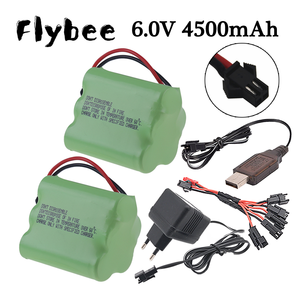 6v 4500mAh Ni-MH Battery SM Pl - Rc Hobby Charger recension och pris