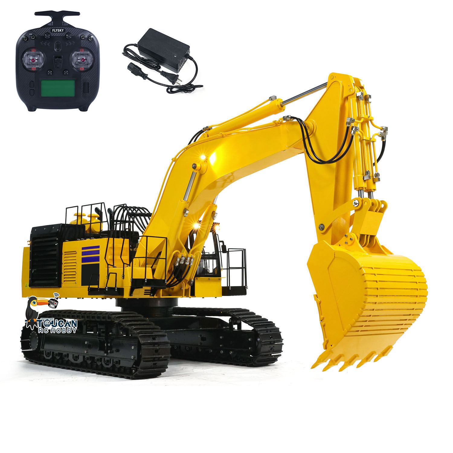 1/8 Scale RC Hydraulic Excavat - Rc Excavator Hobby recension och pris