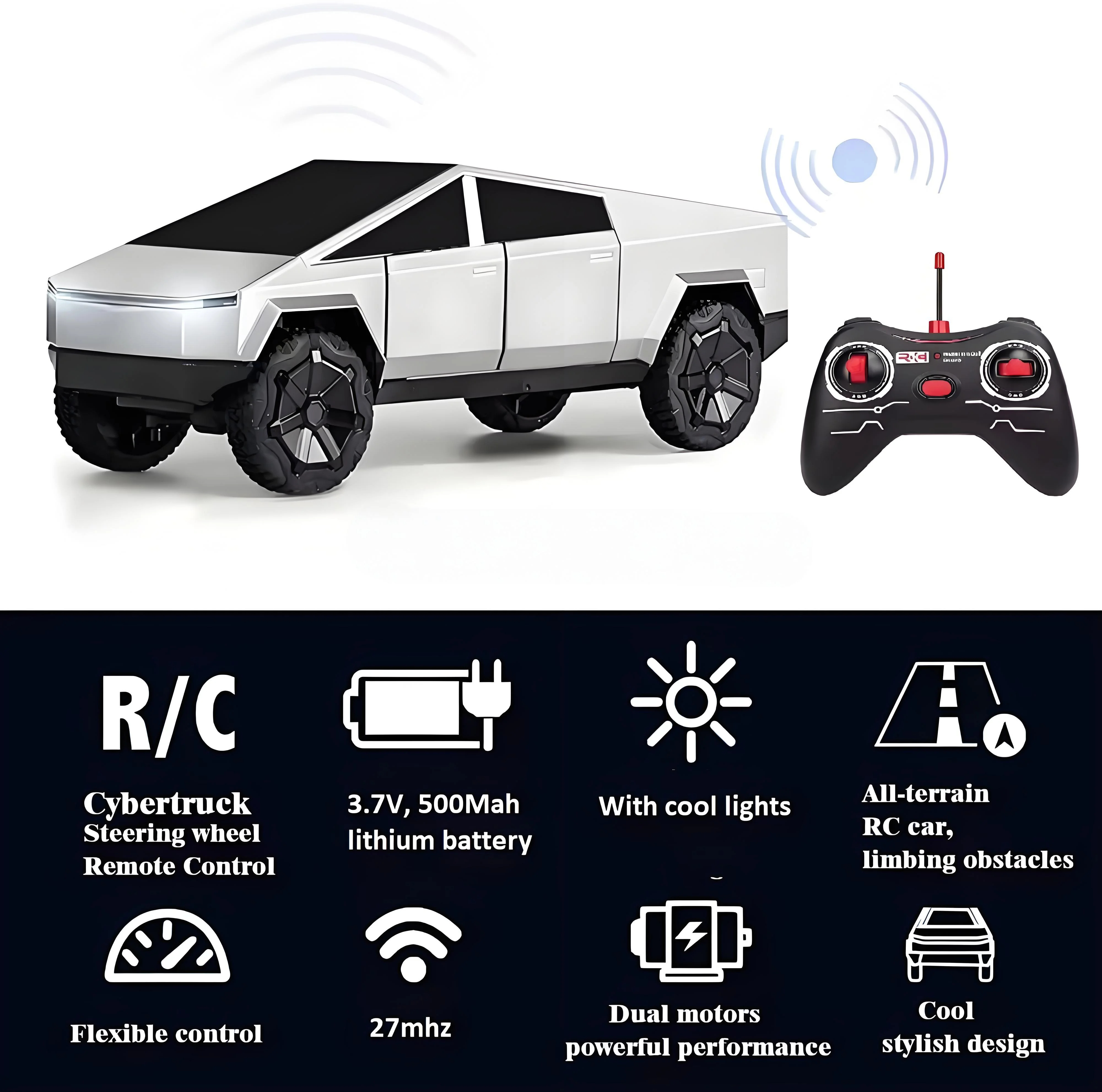 1:24 RC Cybertruck Pickup 4WD  - Rc Hobby Workbench recension och pris