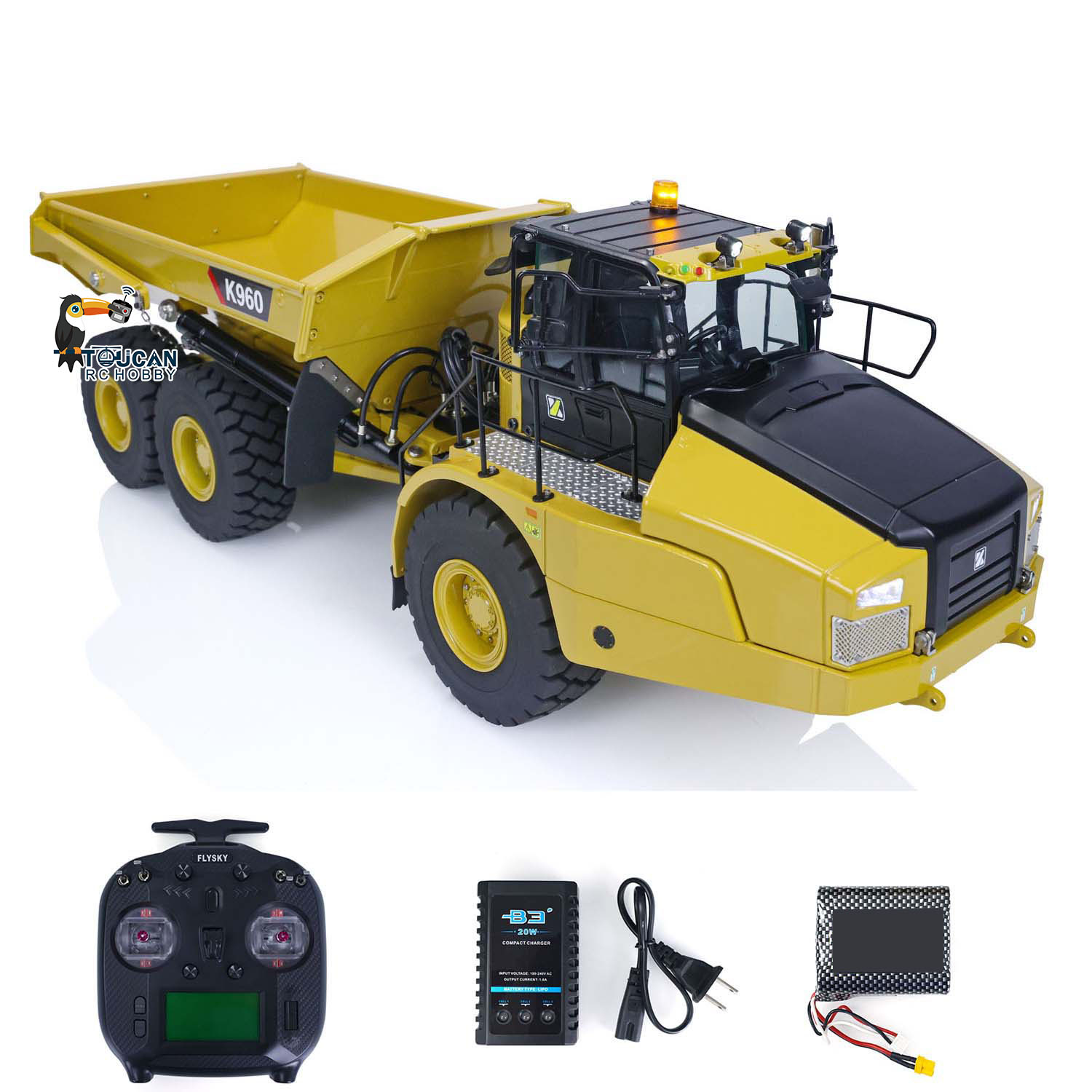 Kabolite K960 RC Articulated T - Rc Excavator Hobby recension och pris