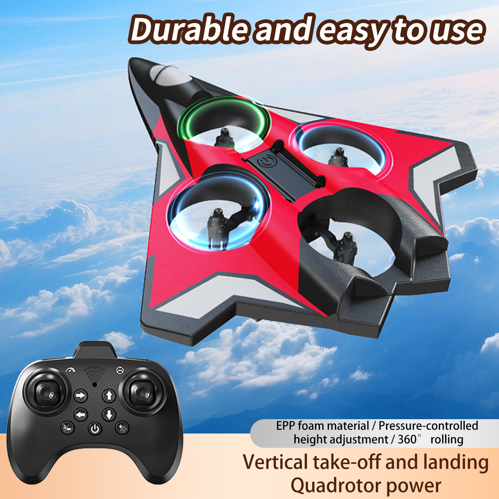 YL89 EPP Foam Quadcopter RC Pl - Rc Plane Hobby Zone recension och pris