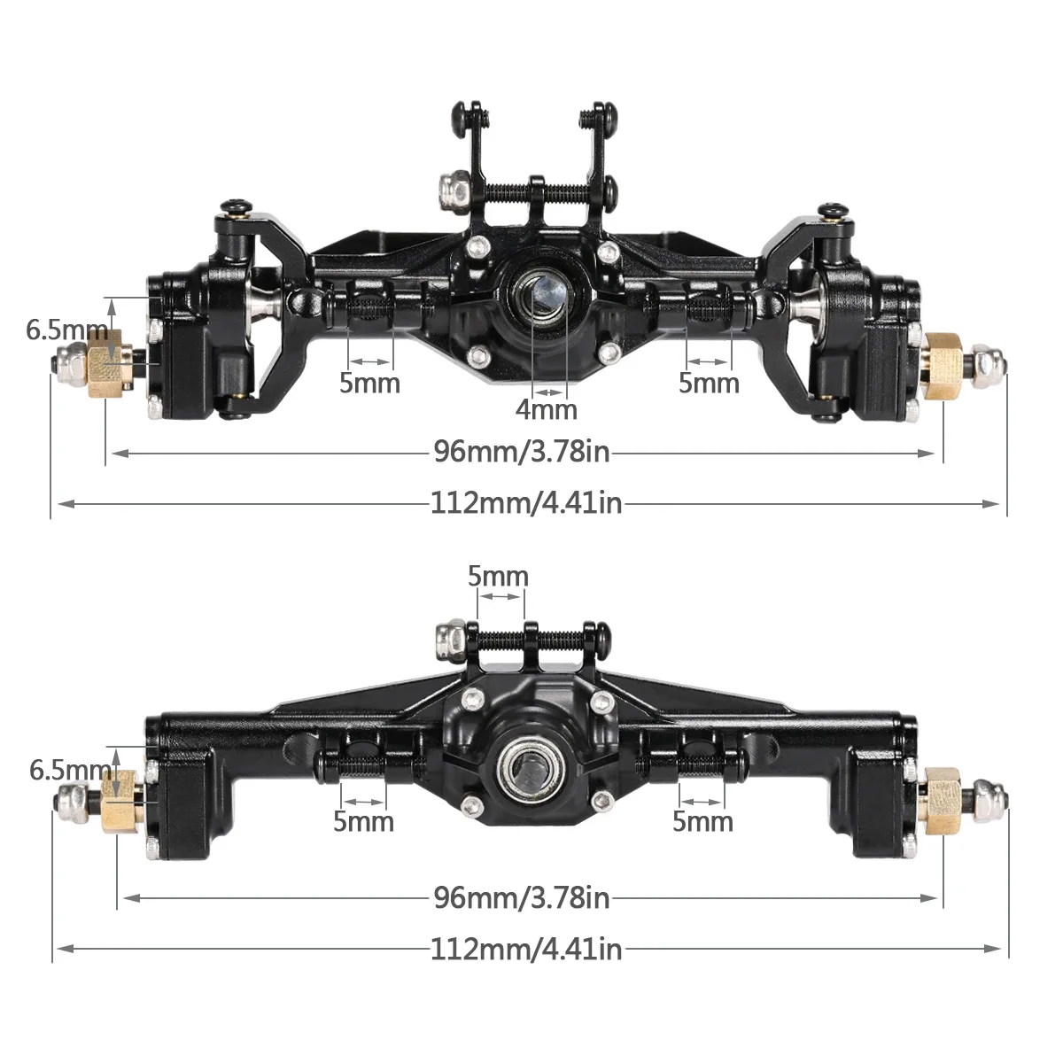 TRX4M Aluminum Front Rear Port - Rc Crawler 4X4 recension och pris