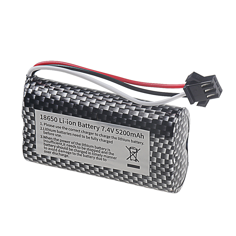 18650 Li-ion 7.4V 5200mAh Batt - Rc Hobby Charger recension och pris