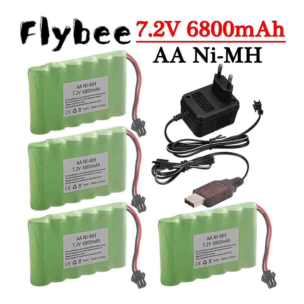 Ni-MH 7.2V 6800mAh SM Plug Bat - Rc Hobby Charger recension och pris