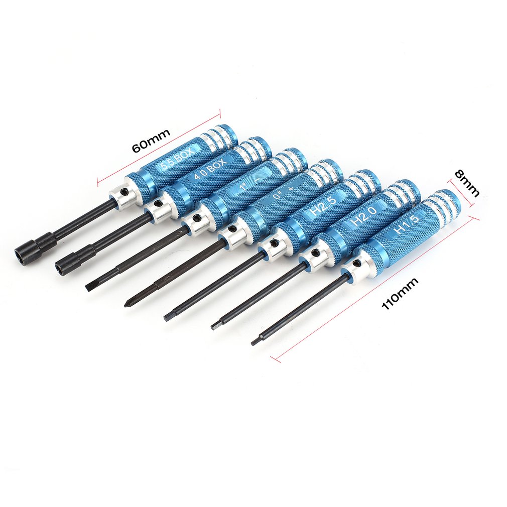 YSIDO 7Pcs 1.5 2.0 2.5mm Hex S - Rc Hobby Tool Kit recension och pris