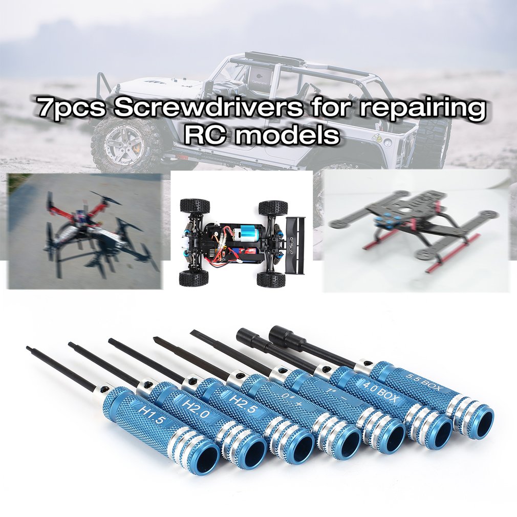 YSIDO 7Pcs 1.5 2.0 2.5mm Hex S - Rc Hobby Tool Kit recension och pris