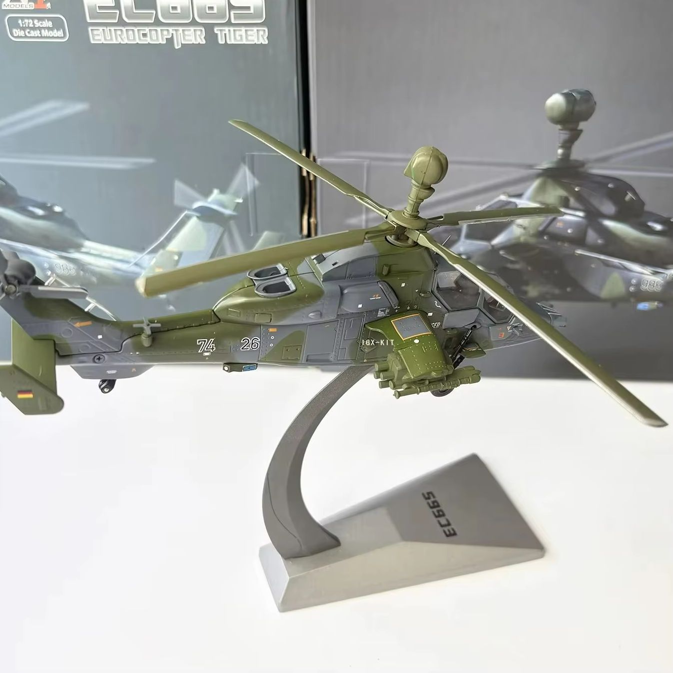 1/72 Scale Eurocopter EC665 Ti - Rc Helicopter Hobby Grade recension och pris