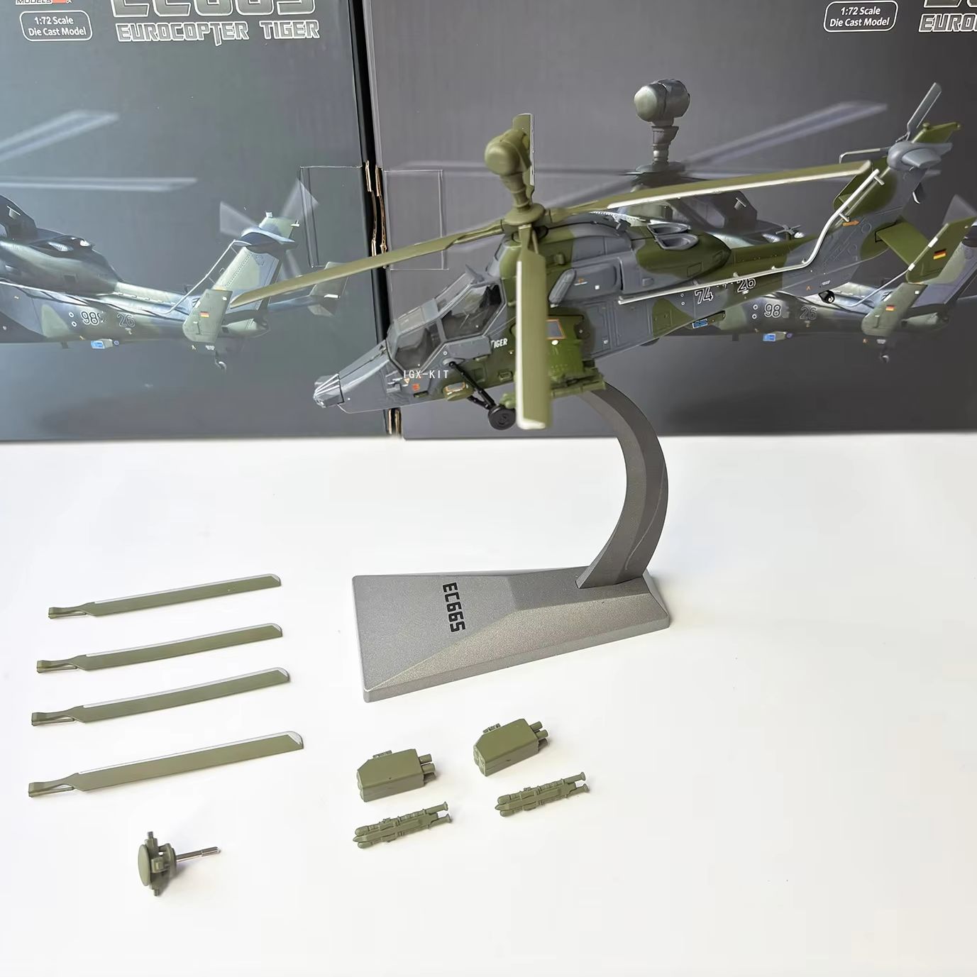 1/72 Scale Eurocopter EC665 Ti - Rc Helicopter Hobby Grade recension och pris