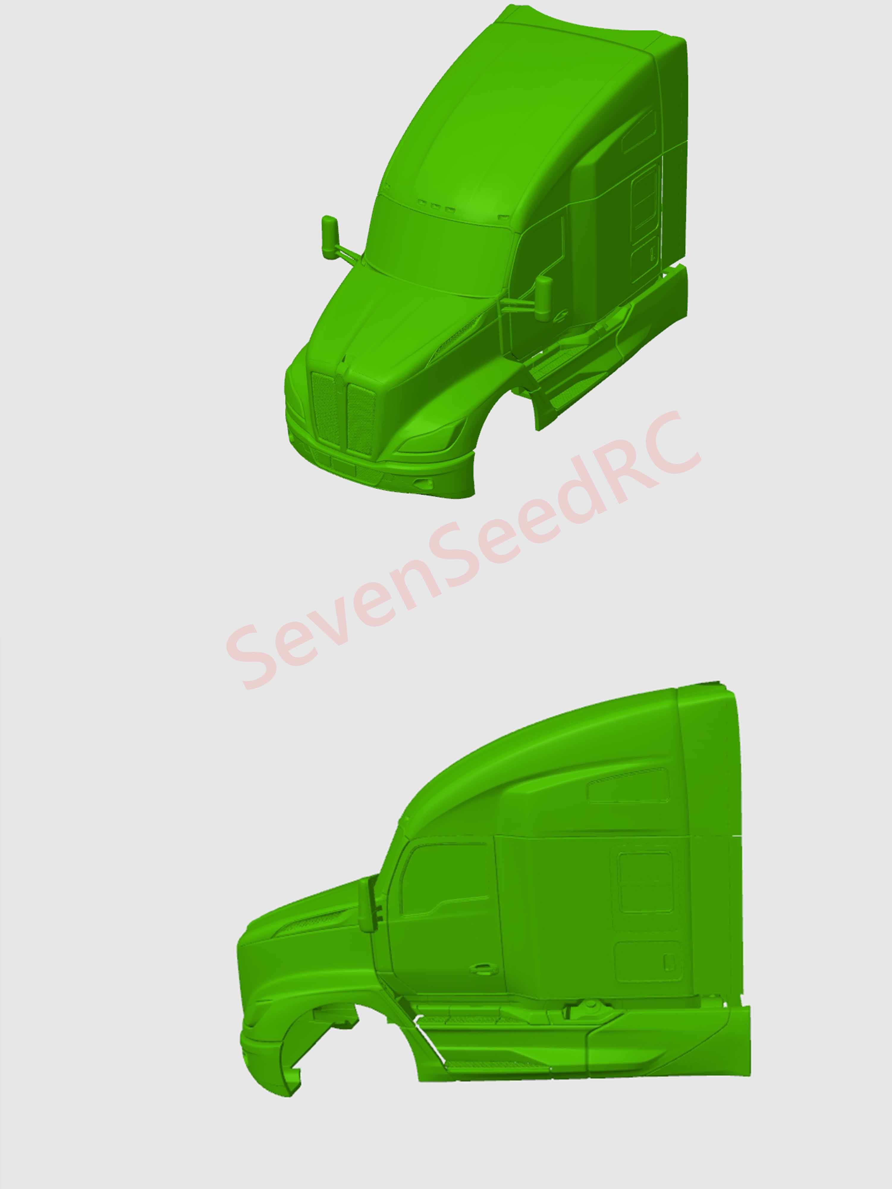 3d Printed Truck KENWORTH T680 - Rc Excavator Hydraulic recension och pris