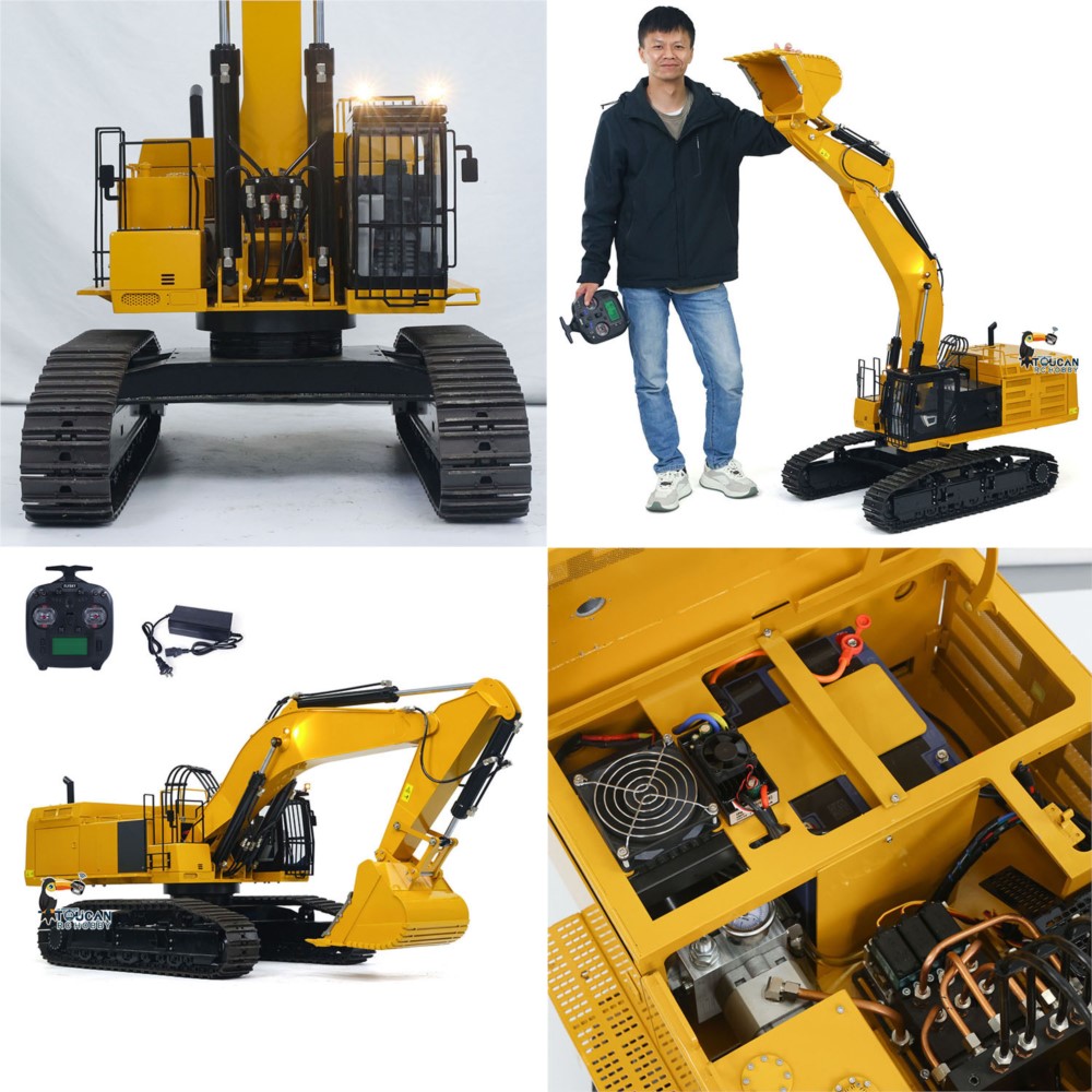 1/8 390F RC Hydraulic Excavato - Rc Excavator Hobby recension och pris