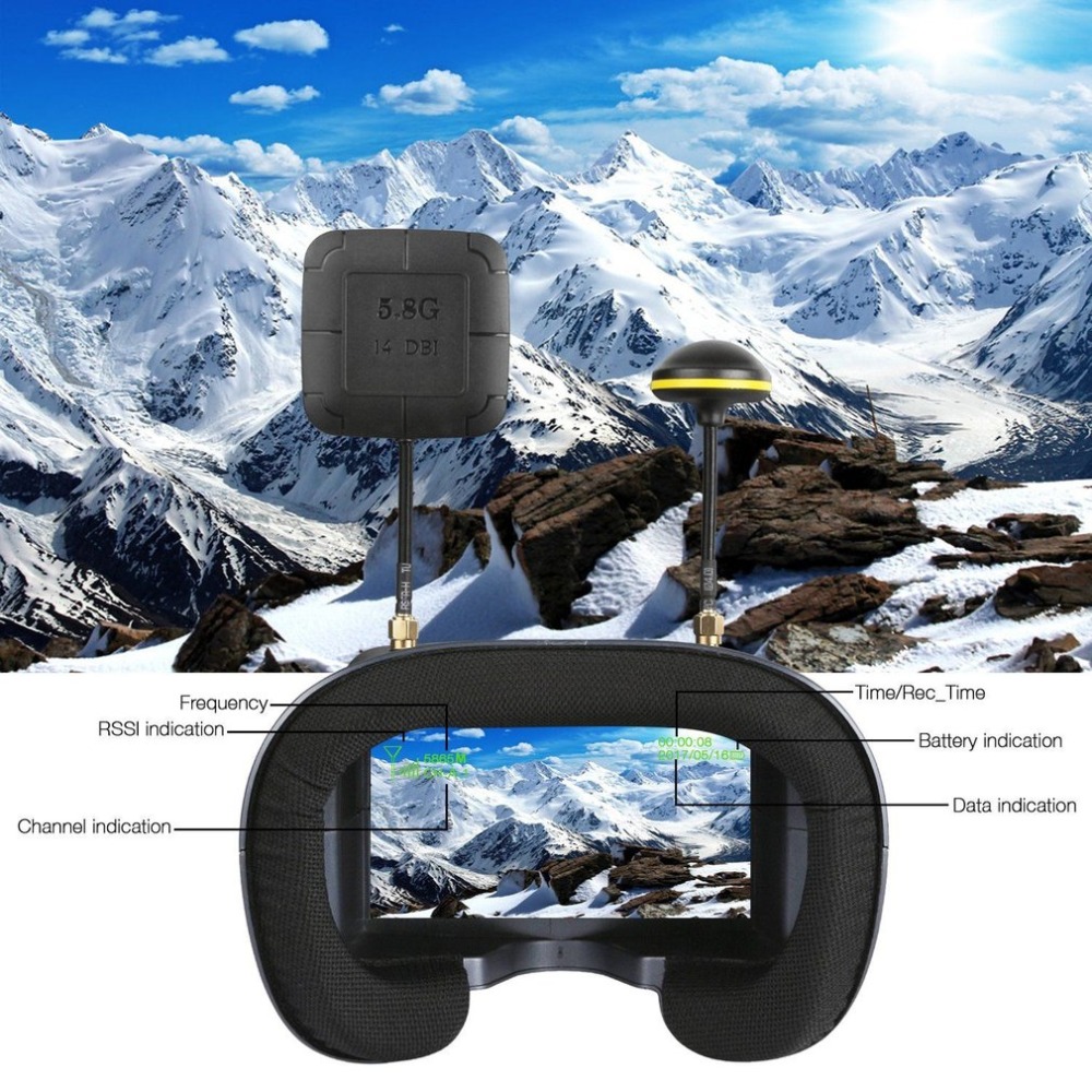 FPV Suit LS-008D 5.8G FPV Goog - Rc Helicopter Hobby Grade recension och pris