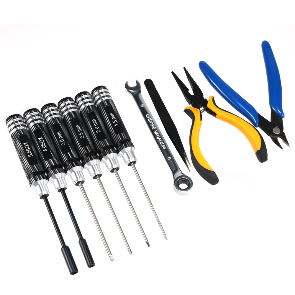 10PCS 10in1 FPV Drone RC Tool  - Rc Hobby Tool Kit recension och pris
