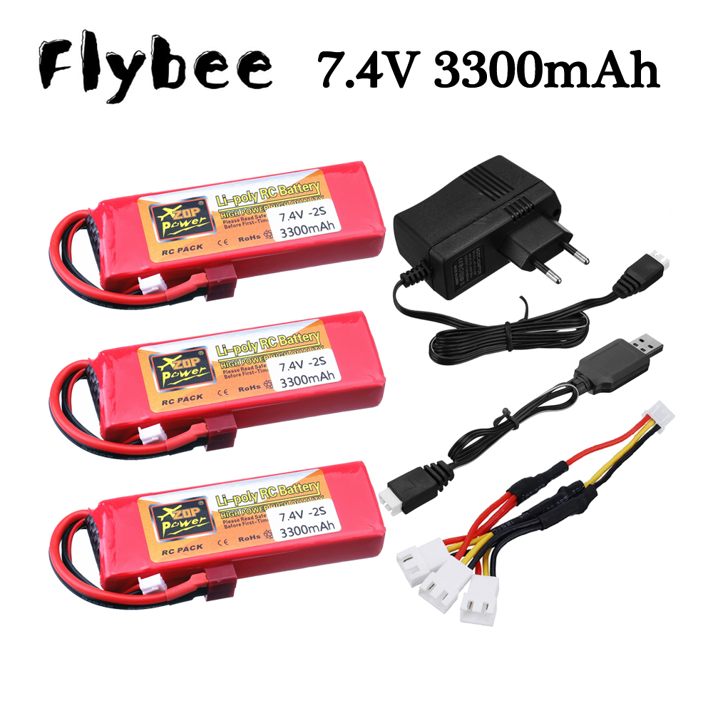 2S 7.4V 3300mAh Lipo Battery C - Rc Hobby Charger recension och pris