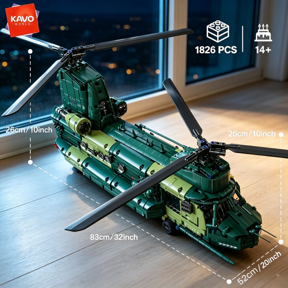 KAVOWORLD 1826pcs 32inch Large - Rc Helicopter Hobby Grade recension och pris